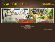 Tablet Screenshot of hostelblackcat.com